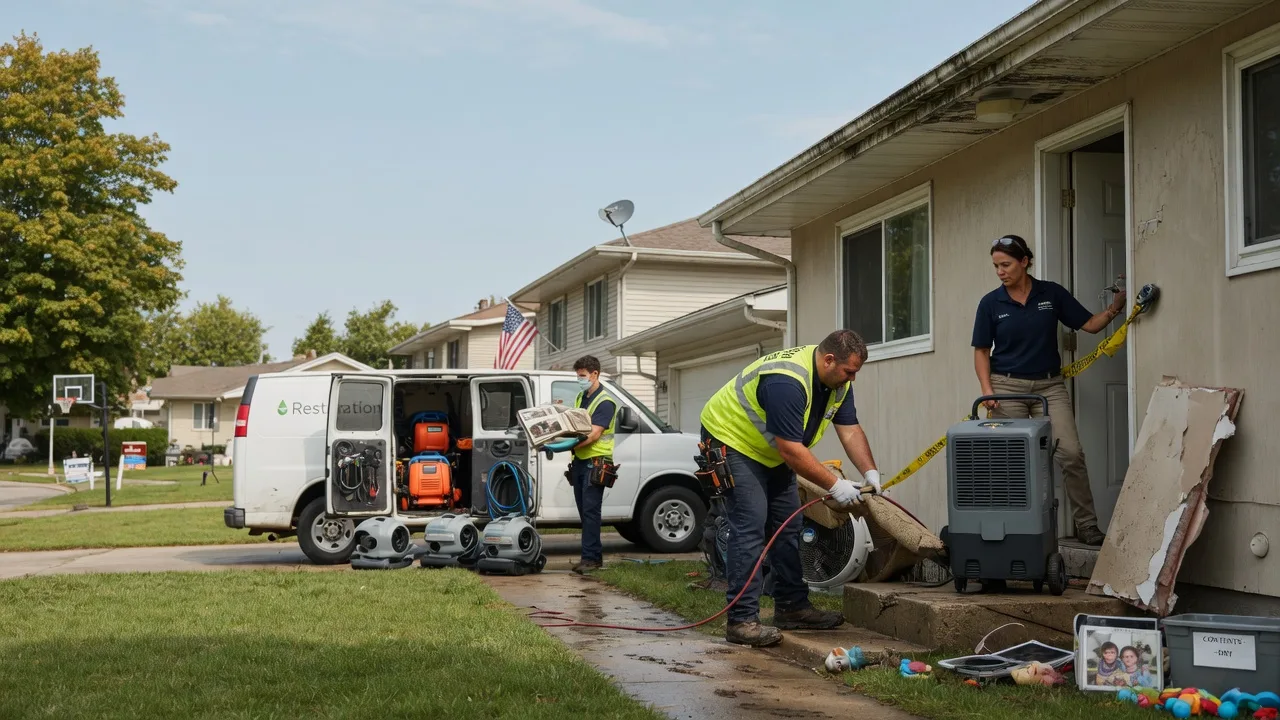 Water Damage Restoration in Georgetown, IL near me